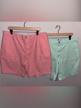 Izod & Chaps - Men’s flat front Shorts bundle (size 38)